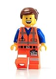 LEGO Movie Masterbuilder Emmet Minifigure (Open Mouth Smile and Angry Faces)