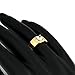 YiLinger Exquisite Men Jewelry Gold Plated Classic Cubic Zirconia Wide Band Rings Size 10
