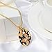QIANSE Mothers Day Jewellery Set Gifts Spring of Versailles Jewelry Sets for Women Butterfly Gold Enamel Pendant Necklace Earrings Fashion Vintage Jewelry Set Birthday Gifts for Mom Grandma