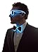 Neon Nightlife Blue Frame/Clear Lens Light Up Glasses