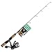 Tailored Tackle Ice Fishing Rod Reel Combo 28 in. Medium Light Fast Action Multi-Species Ice Fishing Pole Walleye Perch Panfish Bluegill Crappie