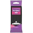 Polyform Sculpey Premo Polymer Oven-Bake Clay, Black, Non Toxic, 8 oz. bar, Great for jewelry making, holiday, DIY, mixed med