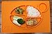 ChooseMyPlate - all-in-one Silicone Placemat with cup holder and nutritional guidelines for babies, toddlers, and kids - BPA free non-slip food divider dinnerware for kids - Color: (Orange)