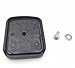 XKH MOTO Black Skull Small Brake Pedal Pad Fit Fat Bob FXDF Wide Glide FXDWG CVO Pro Street Breakout Street 500 XG500 Blackline FXS Softail Rocker FXCW Night Train FXSTB