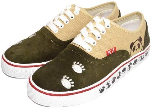 Amazon 錦 にしき パンディエスタ ジャパン 5416 デッキスニーカー ベージュ カーキ色 Pdj Kicks 靴 熊猫 Pandiesta Japan メンズ Small スニーカー