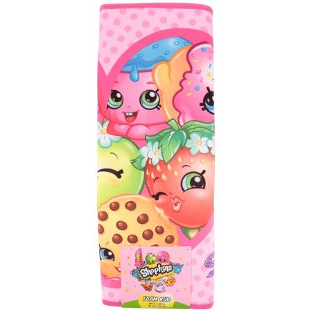 Shopkins Bath and Body Gift Set - 1 Form Rug, 1 Bath Towel, 1 Pack of Bath Fizzies