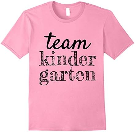 Mens Team Kindergarten First Day School Teacher Student T Shirt Large Pink