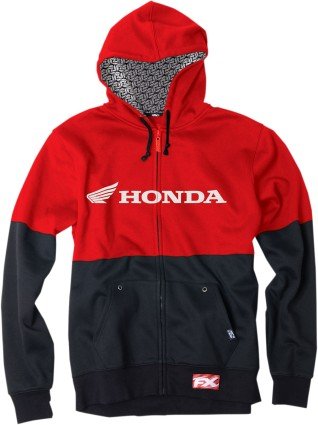 Factory effex  honda  double hooded zip-up sweatshirt (…
