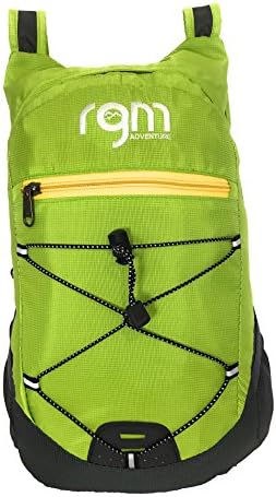 Packable Backpack by RGM Adventure | The Perfect Small Daypack for Travel, Hiking, Biking, Sports, and More. RGM ~ Explore Everything (Green)