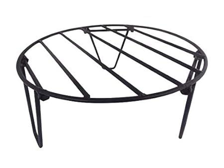 Pradhan Well Grower Iron Round Stand Black Color for Outdoor and Indoor Plant