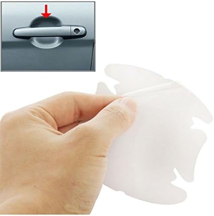 12PCS BeautyMood Universal Invisible Clear Car Door Handle Scratch Protector Film Sheet, Adhesive Car Door Handle Paint Scratch Protective Film Sticker Protector.