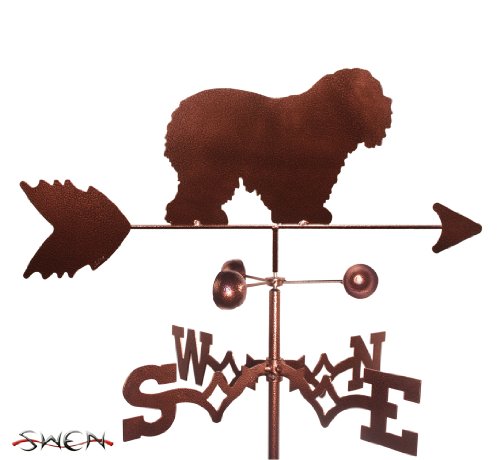 Hand Made OLD ENGLISH SHEEPDOG DOG GARDEN Stake Weathervane ~NEW~