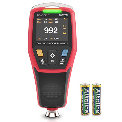 Digital Coating Thickness Gauge Meter with 2” LCD Display Backlight ...