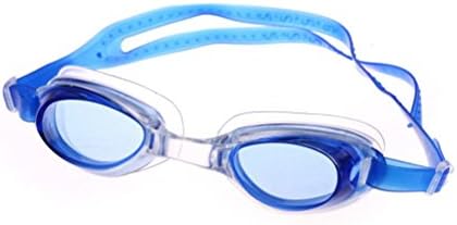 Swimming Goggles, Shybuy UV Protection Swim Goggles Anti Fog Swim Glasses for Adult with Ear Plug for Men Women Youth Boys Girls (Blue)