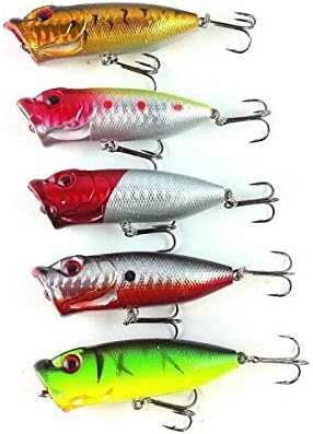 orurudo fishing japan Lure Set Set Of 5 2.55” (6.5 Cm) 0.45 Oz (13 G) Popper A. Also Ideal For Sea Bass And Black Bass Fishing And Chining And Spawning. Standard Topwater Qb100012A01