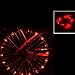 LEDMO (2 pack)Bicycle Bike Rim Lights, 20 LEDs Red Wheel Lights, LED String Light Red Bicycle Bike Wheel Rim Copper Wire Starry Light , Perfect for Safety and Fun color - Battery