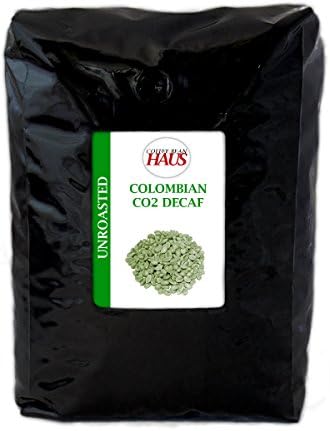 Colombian CO2 Decaf Green Coffee Beans 80-Ounce (5 lb) by Coffee Bean Haus