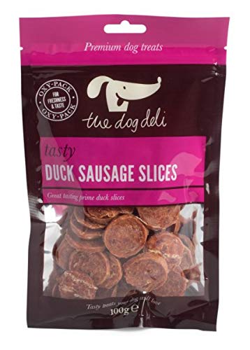 Dog Deli The Tasty Duck Sausage Slices 100g
