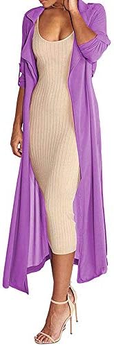 sheer duster cardigan