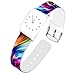 Band Compatible for Watch 42mm/44mm Series 1/2/3/4 / Topgraph Replacement Leather Strap Compatible for Watch 42mm/44mm Colorful Swirling Rainbow Lines Curves