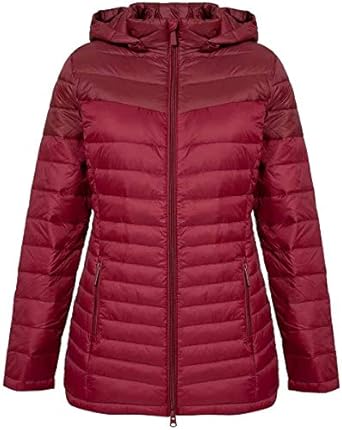 jaqueta com pluma de ganso