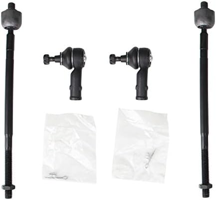 MOTORMAN 4 pc Front Tie Rod End Set for 2000-2005 Ford Focus Without SVT Package 2006 Ford Focus