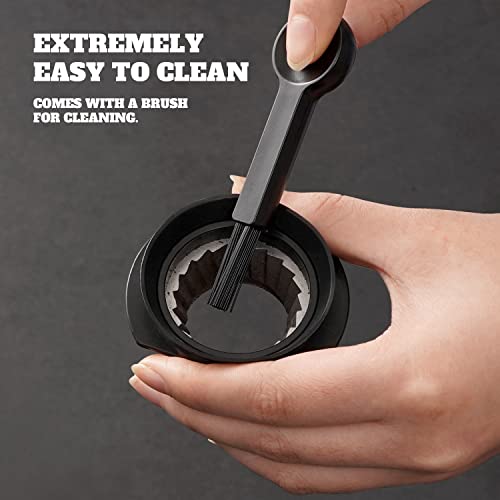 Biugh Conical Burr Coffee Grinder, Espresso Bean Grinder, Electric Automatic Burr Mill with 35