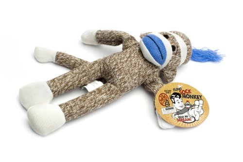 Flying Sock Monkey Assorted with Screaming Sound (one piece)