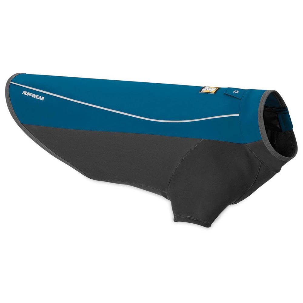 RUFFWEAR Waterproof Dog Jacket with Fleece Lining, Very Large Breeds, Size: X-Large, Blue Moon, Cloud Chaser, 05103-460L1