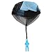 SZJJX Tangle-Free Soldier Men Base Jumpers Kids Hand Throwing Parachute Classic Operated Cloth Jump Fly Launcher Set Outdoor Play Game Toy