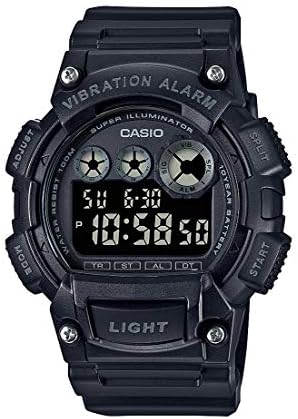 Amazon.com: Casio W735H Series | Men's Digital Watch | Black/Red