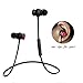 Bluetooth Earbuds with Earhook 4.1 Wireless Bluetooth Headphones Lightweight Noise Cancelling Earphone Built-in Mic & HD Crystal Clear Sound (Black)