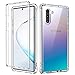 SKYLMW Case for Galaxy Note 10,Dual Layer Shockproof Hybrid Soft TPU & Hard Plastic High Impact Protective Cover Cases fit Galaxy Note 10 2019 for Women/Men/Girls/Boys,Clear