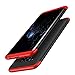 Ai-case SWEET-57 3-in-1 Ultra Thin and Slim Hard PC Case Anti-Scratches Premium Slim 360 Degree Full Body Protective Cover for Samsung Galaxy S8 Case (2017) - Red Plus Black