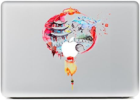 H4S Removable Decorative PVC Macbook Decals Skin Stickers Mac Cover Decal for Apple Macbook Pro Air Retina13 Inch A1278 A1369 A1466 A1304 A1425 A1502,Tower and Bridge Sketch Pattern