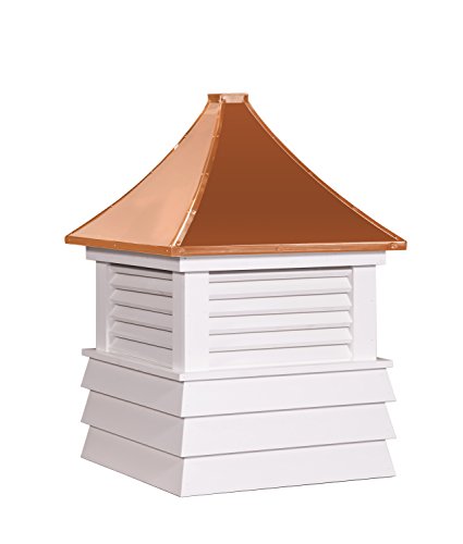 East Coast Weathervanes and Cupolas Vinyl Huntington Cupola (vinyl, 21 in square x 32 in tall)