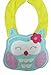 Lil' Oopsies Bibs for Toddlers - Premium Quality, 3 Layered Absorbent & Waterproof Teething, Feeding & Drooling Bibs. Unique Baby Shower Gift for Girls. Suitable for Husky Babies to Toddlers. Owl