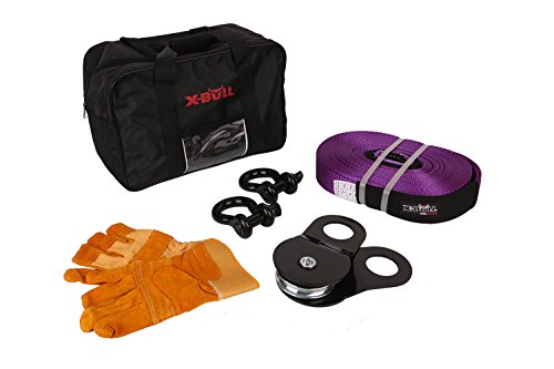 Buy Discount X-BULL Recovery Winch Kit (7PCS) Rigging kit including Gear Bag, Snatch Block Pulley, R...