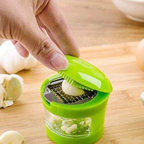 Multifunctional Practical Household Kitchen Garlic Cutter Chopper Manual Garlic Chopper Press Mincer Slicer Dicer Grater