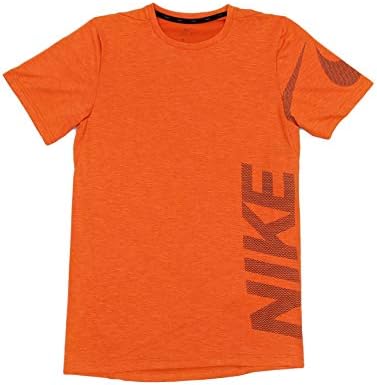 nike orange miler t shirt