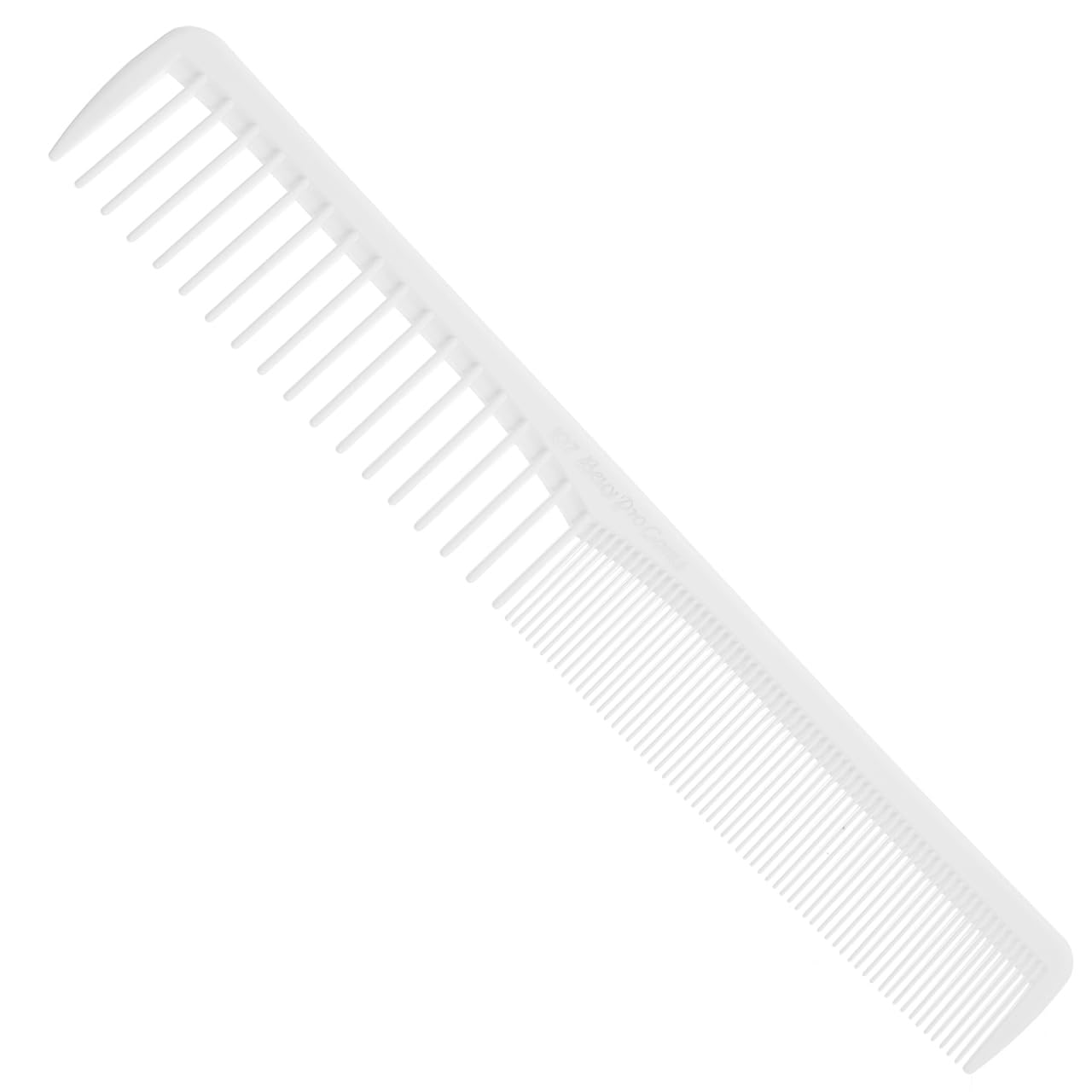 FRCOLOR Hair Comb Fine and Wide Tooth Comb Anti-static Professional Barber Comb Haircut Comb for Salon Home All Hair Types (White)
