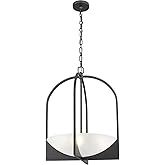 Devon Four Light Pendant Matte Black