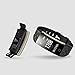 Diggro S2 Smart Bracelet Sports Fitness Tracker Heart Rate Sleep Quality Monitor Call/SMS Reminder IP67 Waterproof for Android IOS (Black+White Band)