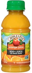 Apple & Eve On The Go 100% Fruit, Orange Juice, 8oz (Pack of 24)