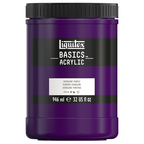 LIQUITEX Basics Acrylic Paint, Dioxazine Purple, 946 ml Pot