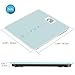 Uten Digital Body Scale, Bathroom Weight with Step-On Technology, Backlight Display, Round Corner Design and 8MM Glass, Scale for Body Weight 440lb/200kg Capacity(Cyan)