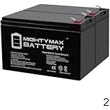 Mighty Max Battery 12V 8AH Razor Scooter ES300 E200 E300 Bella Betty Daisy Vapor - 2 Pack Brand Product