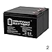 Mighty Max Battery ML8-12 - 12V 8AH Razor Ground Force Drifter 25143400 Electric Go Kart Battery - 2 Pack