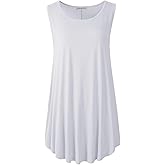 LARACE Tank Tops for Women Plus Size Sleevelss Tunic Casual Summer Clothes Swing Shirts for Leggings