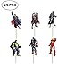 SUYEPER 24 PCS The Avengers and Superheroes Cupcake Topper Children Party Decoration Boy's Birthday Party Decoration Supplies